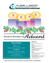 Fourth Sunday of Advent