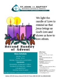 Second Sunday in Advent